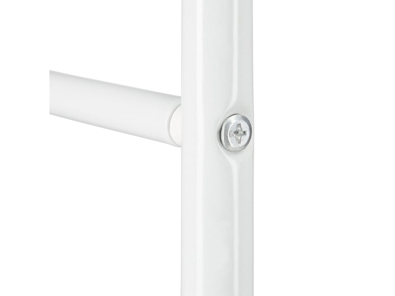  Échelle porte-serviettes décorative polyvalente 4 barreaux 160 x 50 x 40 cm en métal laqué blanc 13_0004271  - Conforama D