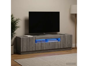 Meuble tv coloris gris 1 cm <strong></strong> <strong></strong>