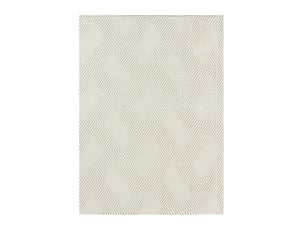 Tapis rectangulaire atticgo sign crema - face 100% polyester recyclé, dos coton