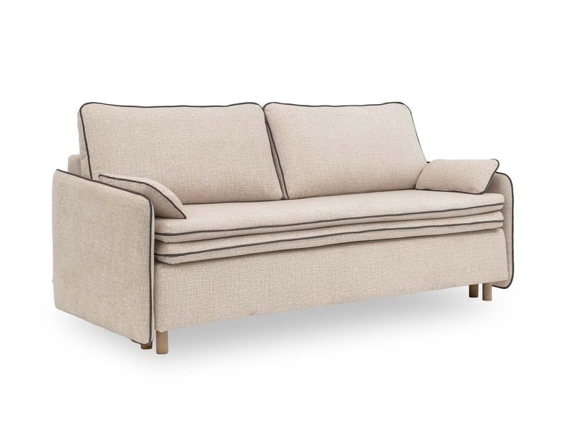 Sam, canapé 3 places convertible, beige foncé Sam - Conforama A