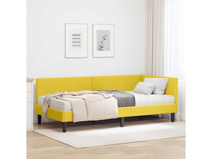 Lit simple 90x190 cm    coloris jaune