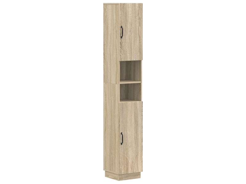  Colonne de salle de bain avec étagère ouverte hoorn shl1320  - Conforama A