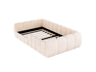 Lit simple 90x200 cm    coloris beige