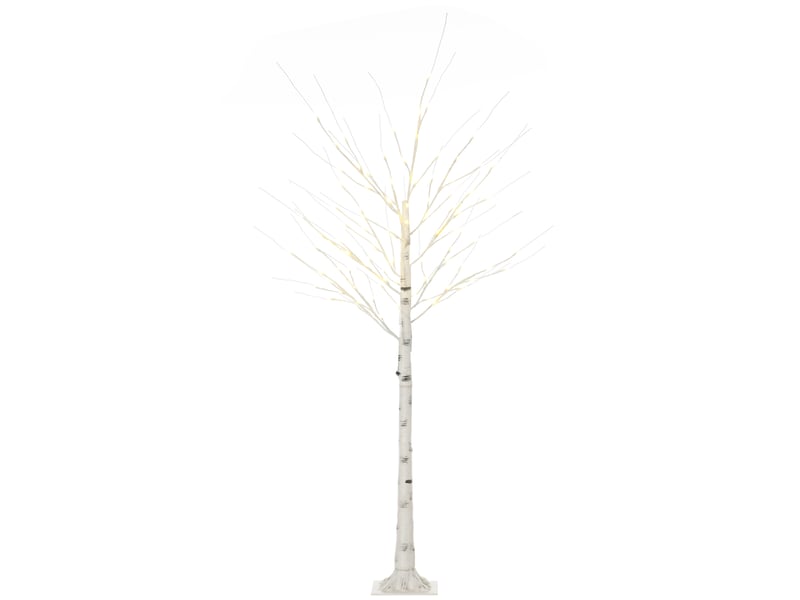  Arbre lumineux led, décoration lumineuse blanc chaud, 96 leds 180 cm, décoration de noël, maison, chambre, blanc  - Conforama B