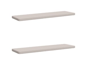 Lot de 2 coussins de banc, coussins d'assise vught 100 % polyester blanc cf57820