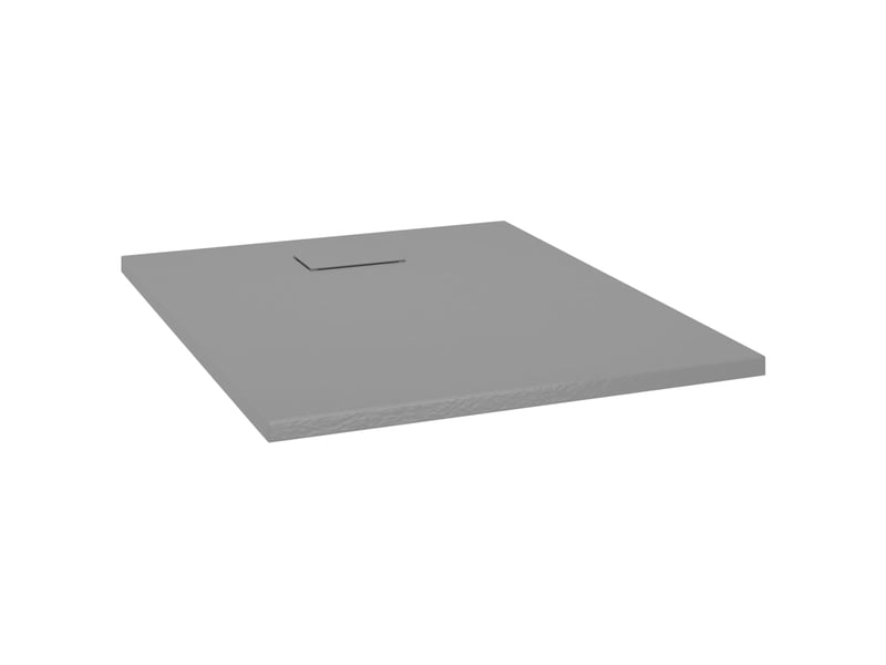 Receveur de douche base de douche bac de douche réceptacle de douche salle de bain toilette salle d’eau maison intérieur smc 100x80 cm gris 02_0001977  - Conforama B