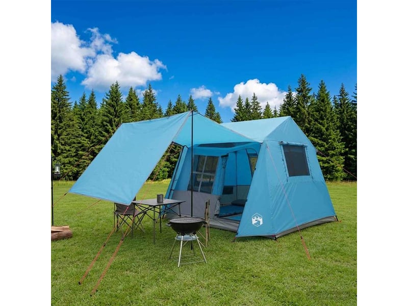  Tente tunnel, tente de camping bleu 275x240x200 cm  - Conforama B