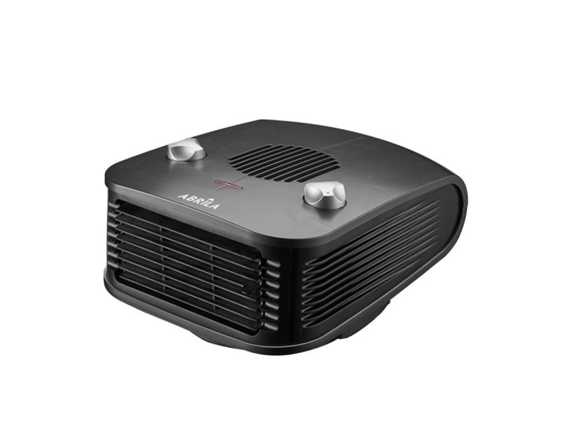  Chauffage soufflant horizontal ABRILA Ardor 2000 W noir et argent, 2 puissances, 3 fonctions, thermostat réglable et voyant lumineux 226322078 - Conforama A