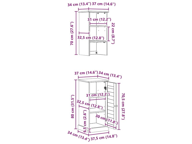  Ensemble de mobilier de salle de bain vigo 2 pc cf64731  - Conforama E