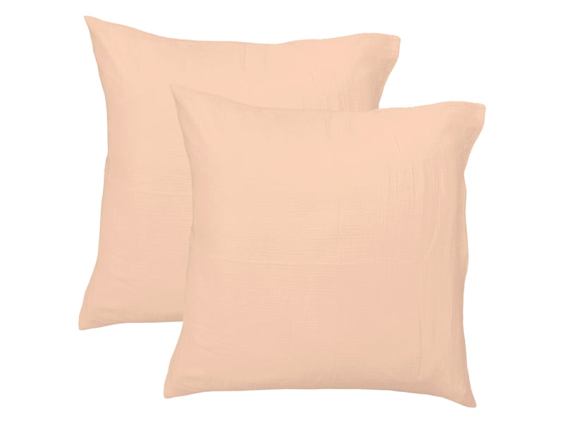  Parure de lit enfant unie en coton, gaze de coton 140x200+63x63cm  - Conforama D