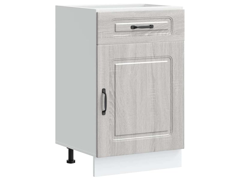  Meuble de rangement, armoire de cuisine kalmar sonoma gris bois d'ingénierie shl7979  - Conforama A