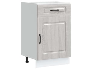 Meuble de rangement, armoire de cuisine kalmar sonoma gris bois d'ingénierie shl7979
