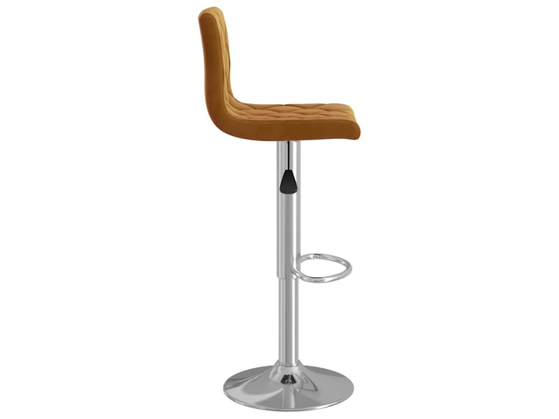  Lot de 2 tabouret de bar, chaise de bar marron velours shl1539  - Conforama E
