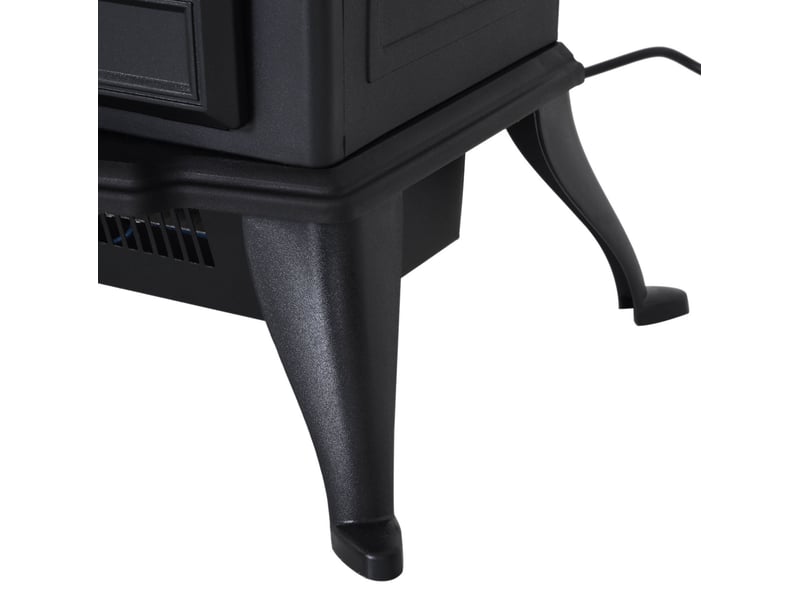  Poêle électrique 45x28,5x54 cm à poser en métal noir  - Conforama C