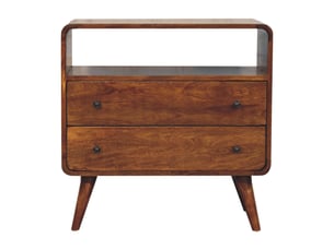 Commode 2 tiroir(s) ARTISAN FURNITURE coloris marron largeur 40 cm