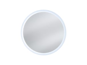 Miroir salle de bain led rond 80 cm sans cadre design