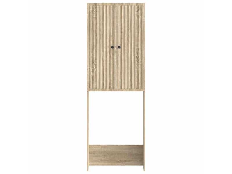  Armoire de toilette, meuble de toilette ede chêne sonoma 66x25.5x190 cm  - Conforama E