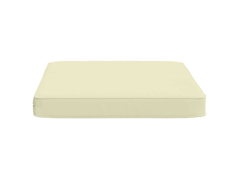  Lot de 4 coussins de siège, coussins d'assise vught 100 % polyester crème cf60714  - Conforama D