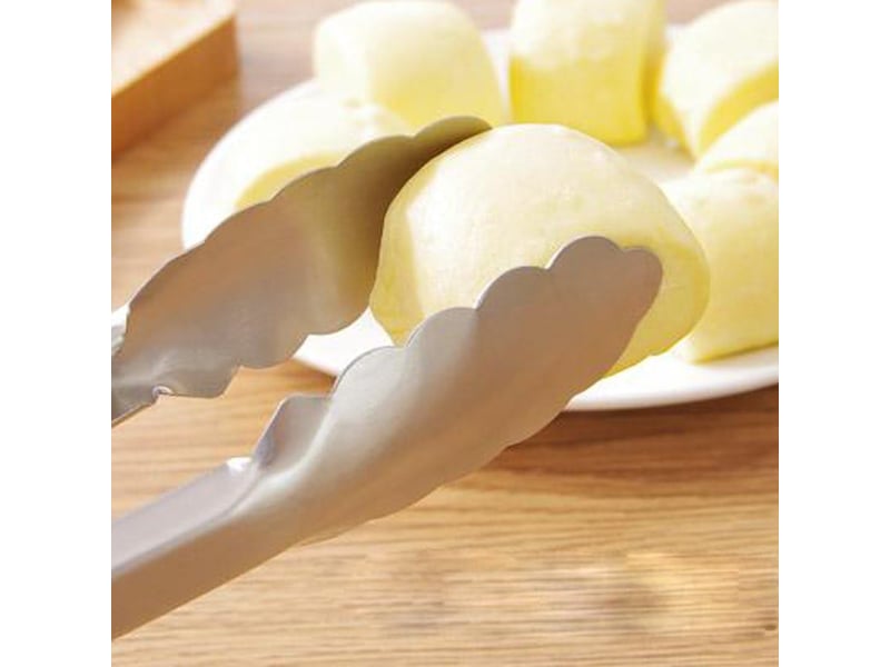  1 paire de pinces de cuisine de 34 cm - parfaites pour saisir les aliments, les salades et les grillades  - Conforama C