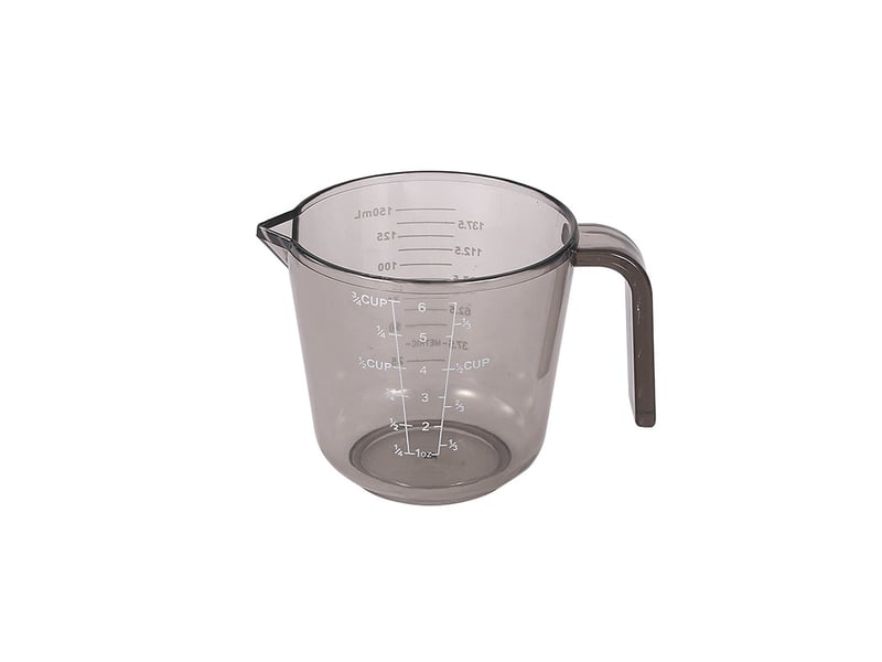  Tasse à mesurer de cuisine de 150 ml, idéale pour les mesures en pâtisserie, un outil de cuisine indispensable (1 tasse à mesurer marron transparent)  - Conforama A