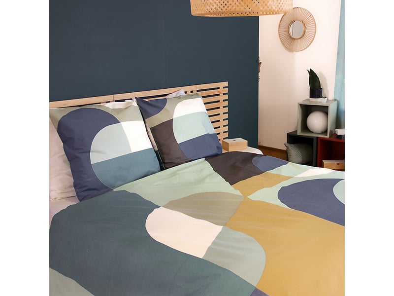  Parure de lit 220x240 cm coton joelle PD23232 - Conforama B