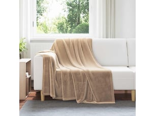 Couverture jetée de canapé 6 pcs camel 150x200 cm 4.68 kg polaire