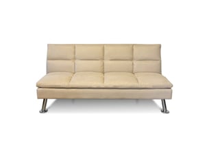 Banquette lit clic clac couchage Occasionnel <strong>DESIGNETSAMAISON</strong> <strong>Vanan02</strong> beige