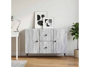 Buffet - bahut - meuble de rangement sonoma gris 89 x 34,5 x 60 cm bois d'ingénierie