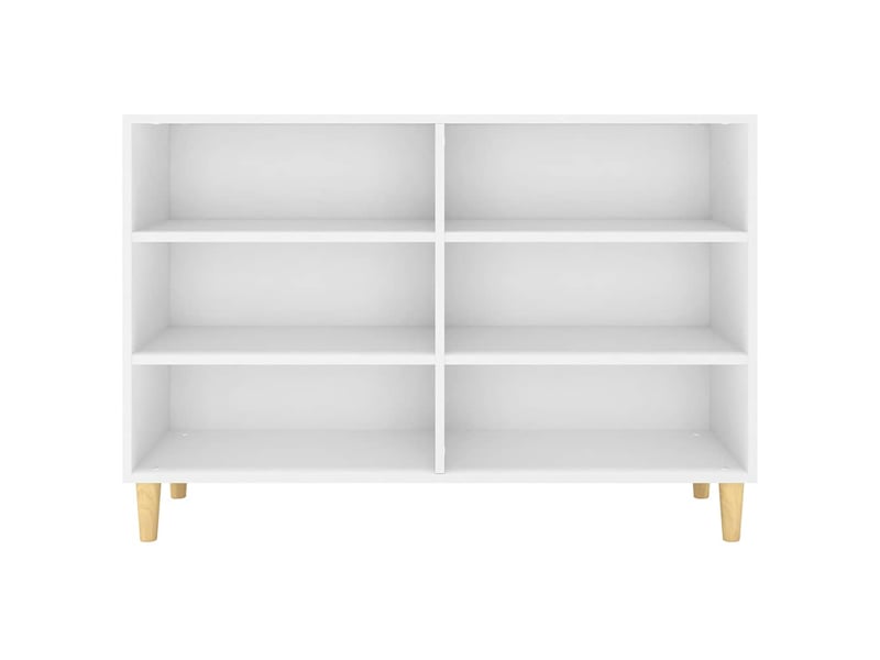  Buffet - bahut - meuble de rangement blanc 103,5x35x70 cm bois d'ingénierie  - Conforama D