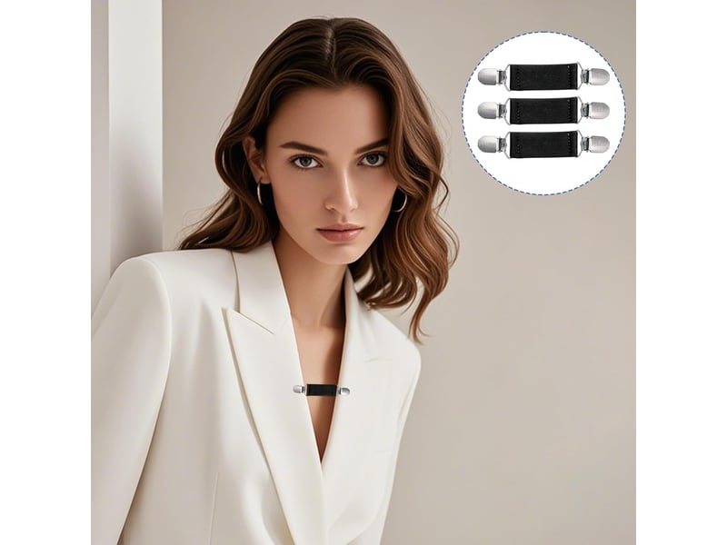  Crochets muraux noir)10 pièces cinch clip, attache gant élastique rétractable - clips de mitaine, pince à chandail vintage pour cardigan, écharpe, robe - enfant  - Conforama E