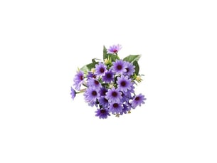 Fleur artificielle réaliste aux détails soignés, ne se fane pas, ne nécessite aucun arrosage, longue durée de vie. Accessoire photo, centre de table, décoration pour mariage et fête.violet