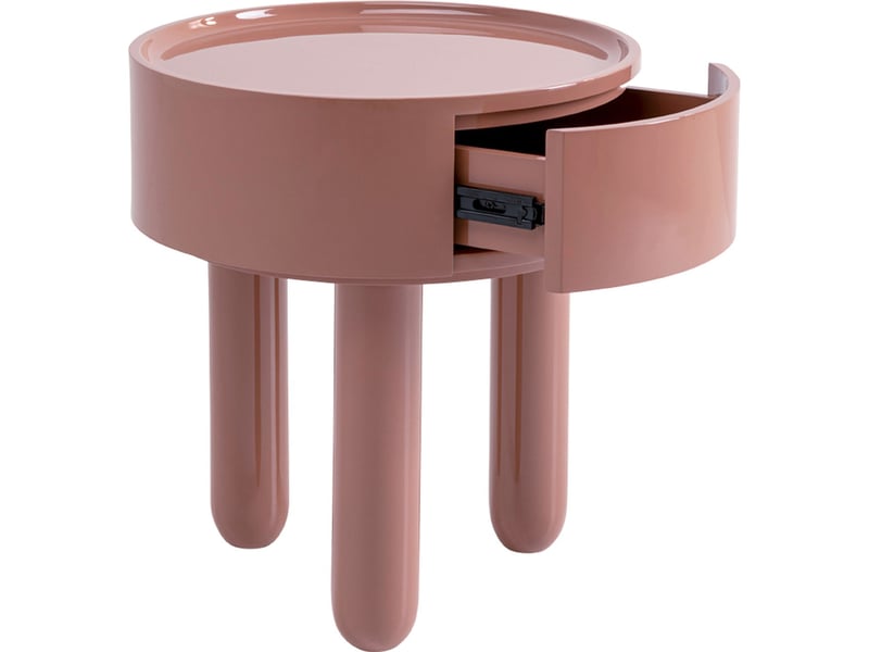  table d'appoint lolly 45cm moka kare design  - Conforama D