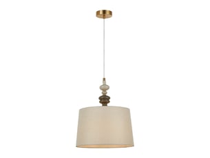 Italux moren suspension cylindrique ii 34 cm, bronze antique