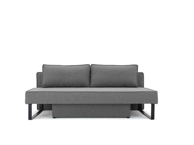  Canapé nomi 3 places tissu faro 23 gris  - Conforama A
