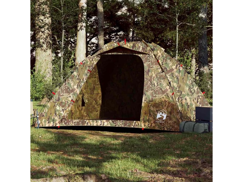  Tente de pêche, tente de camping 4 personnes camouflage libération rapide shl67932  - Conforama B