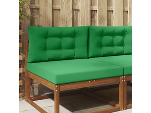 Coussin de canapé d'extérieur, coussin de chaise polyester vert 80 x 80 cm cf54195