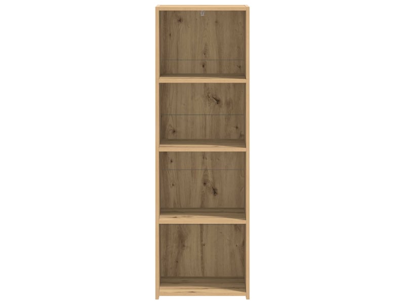  Haut armoire, armoire de rangement chêne artisanal 40x41x124 cm bois d'ingénierie  - Conforama D