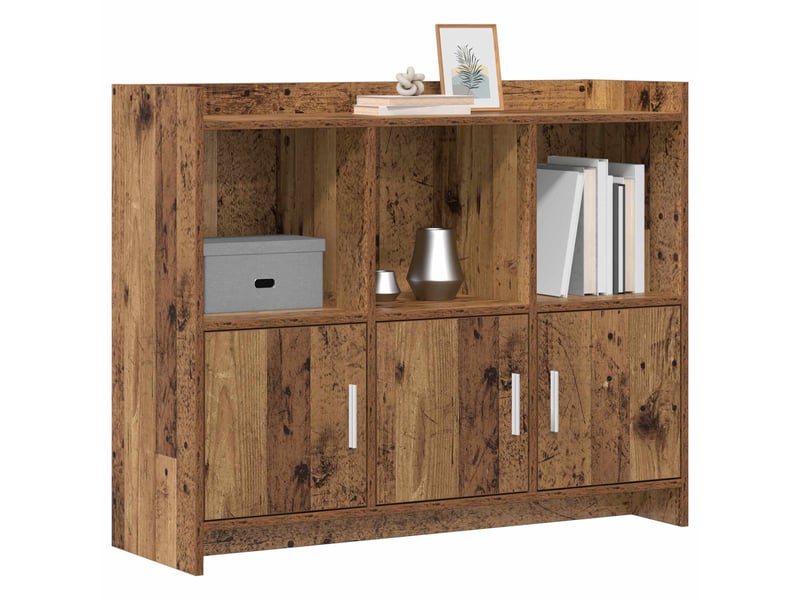 Buffet - bahut - meuble de rangement bois ancien 98,5 x 33 x 80 cm bois d'ingénierie - Conforama C