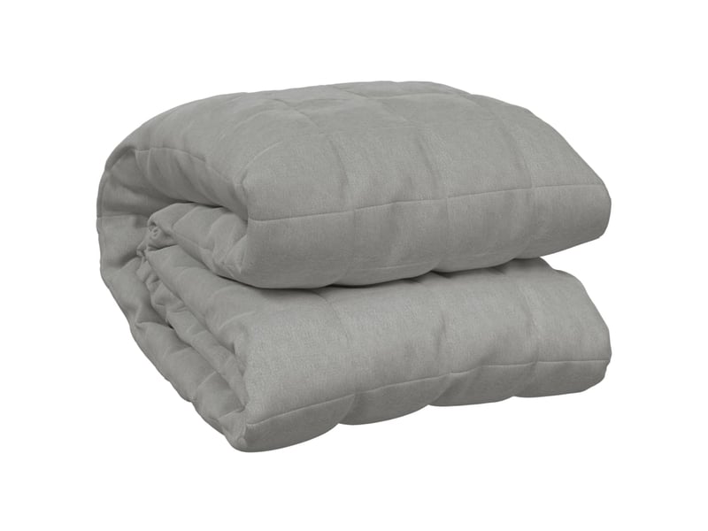  Couverture lestée adulte gris 220x230 cm 11 kg tissu shl46774  - Conforama A