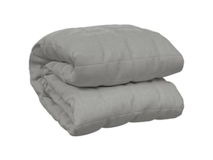 Couverture lestée adulte gris 220x230 cm 11 kg tissu shl46774