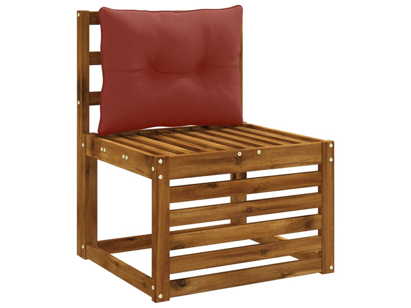  Coussin de dos, coussin de dossier putten 100 % polyester rouge 60 x 40 x 10 cm cf54926  - Conforama C