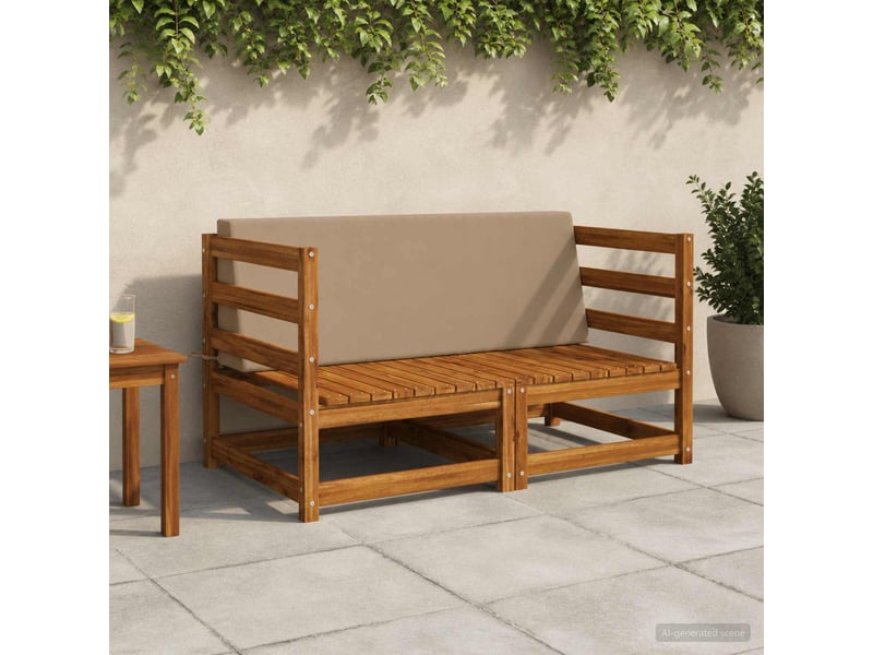  Coussin de dossier, coussin de dos soest 100 % polyester taupe 120 x 20 x 40 cm cf55241  - Conforama B