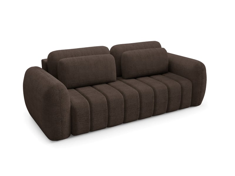  Canapé contii premium avec fonction de couchage couleur : quelle bronze  - Conforama C