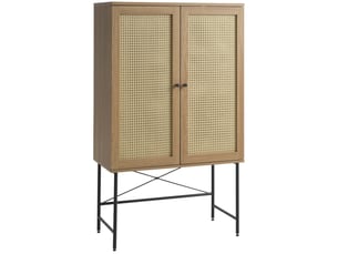 Buffet 2 porte(s)  0 tiroir(s) <strong>SELSEY</strong> <strong>Mogest</strong> - 80 cm coloris beige 