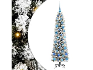 Sapin de noël artificiel, arbre de noël blanc 150 cm pvc, métal et plastique shl9235