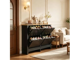 Meuble à chaussures 16 paire(s) TCQPZ coloris bicolore