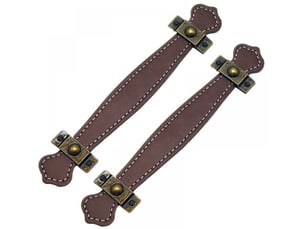 Poignées tirettes de tiroirs en bois de 128 mm, tirettes vintage pour valises, tirettes pour meubles d'armoires avec vis.