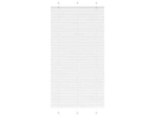 Store plissé, store de fenêtre blanc 110x200cm largeur du tissu 109,4cm polyester cf46730