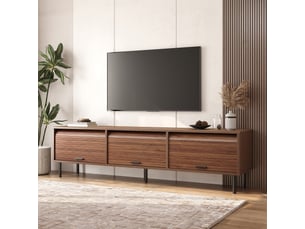 Meuble tv coloris marron 180 cm <strong></strong>  <strong></strong>