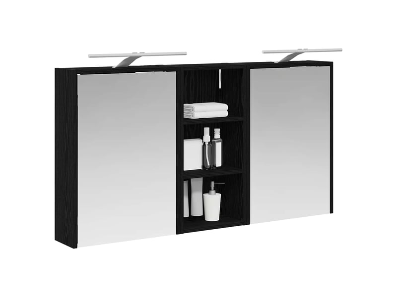 Ensemble de meubles de salle de bain 3 pcs 116x16x62.5 cm shl8462  - Conforama C